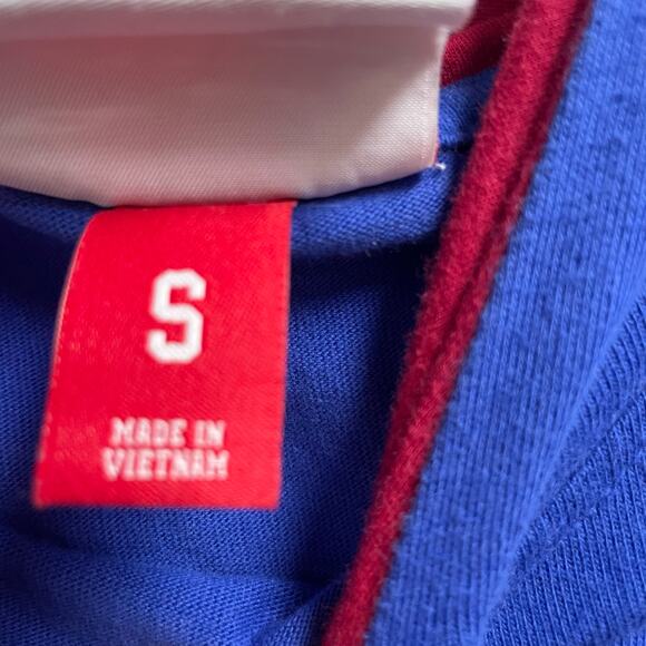 Chicago Cubs Mitchell & Ness Hooded Tee Size Small Baseball MLB Sportswear Fan - Picture 4 of 7